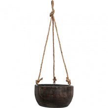 Load image into Gallery viewer, Timber Bowl Hanging Planter
