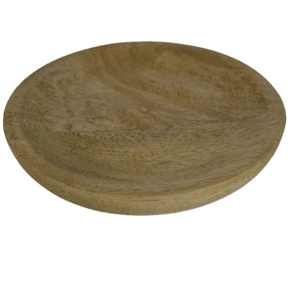 Timber Round Plate